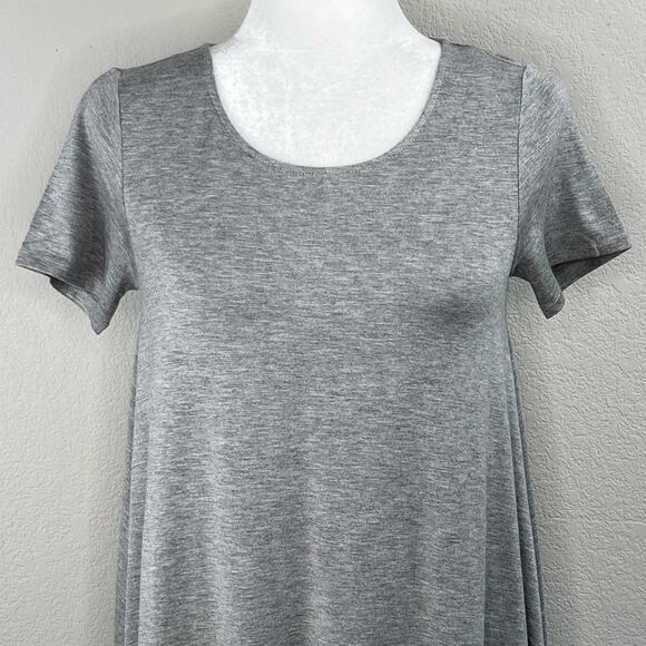 Philosophy Anthropologie Mist Grey Hi-Low Trapeze T-Shirt Dress NWT XL - Picture 5 of 11